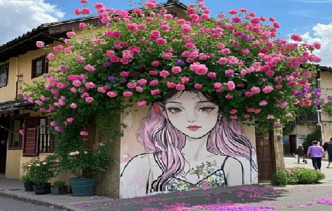 永嘉怎么设计网红打卡墙绘