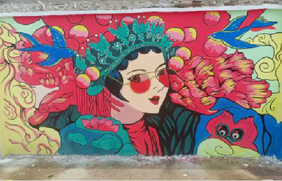 永嘉墙体彩绘-网红墙