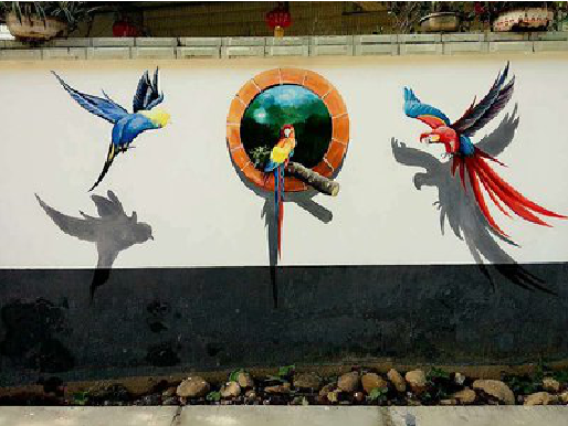 永嘉视觉错位-3D墙绘设计