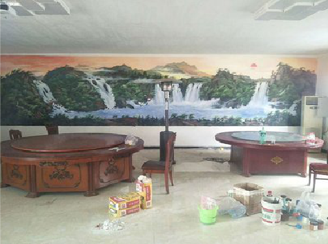 永嘉墙绘-写实风景