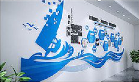 永嘉海浪主题文化墙如何设计？