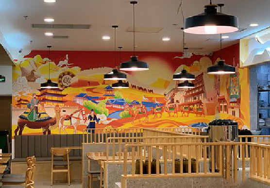 永嘉商业空间彩绘介绍。