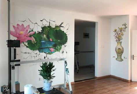 永嘉墙体彩绘相比墙纸的优势。