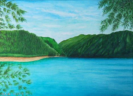 永嘉在墙绘中，如何绘画绿水青山？