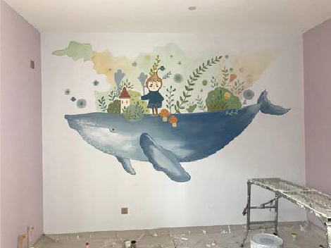 永嘉手绘墙的特点及优势。